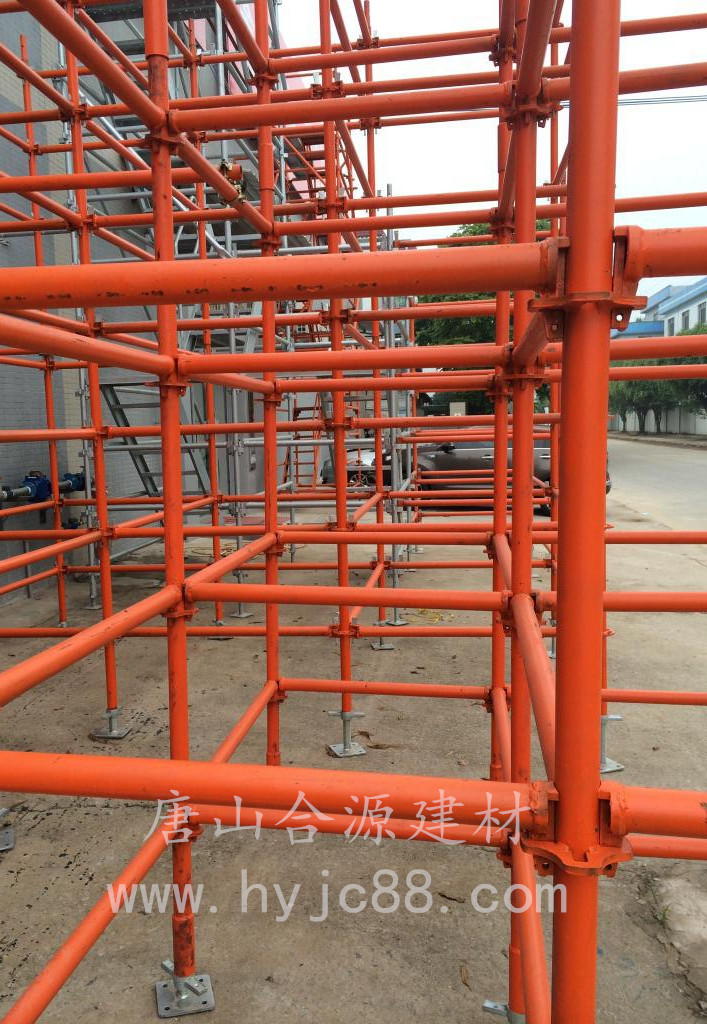 合源邵阳轮扣式脚手架搭建时要注意的事项